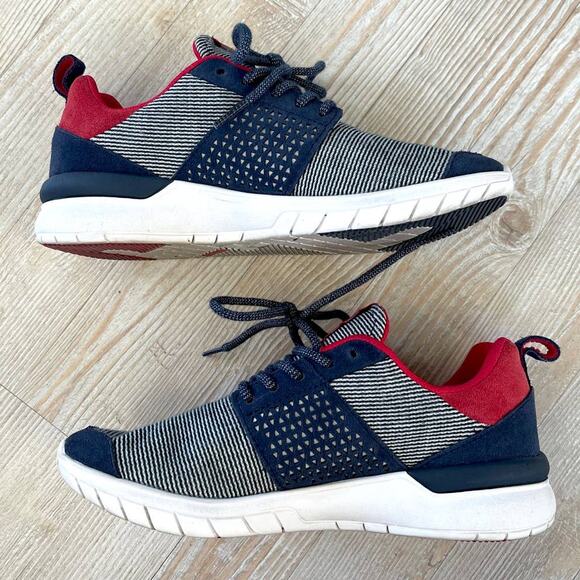 SUPRA Scissor Sneaker | Blue/Red Size 6 - Picture 3 of 9